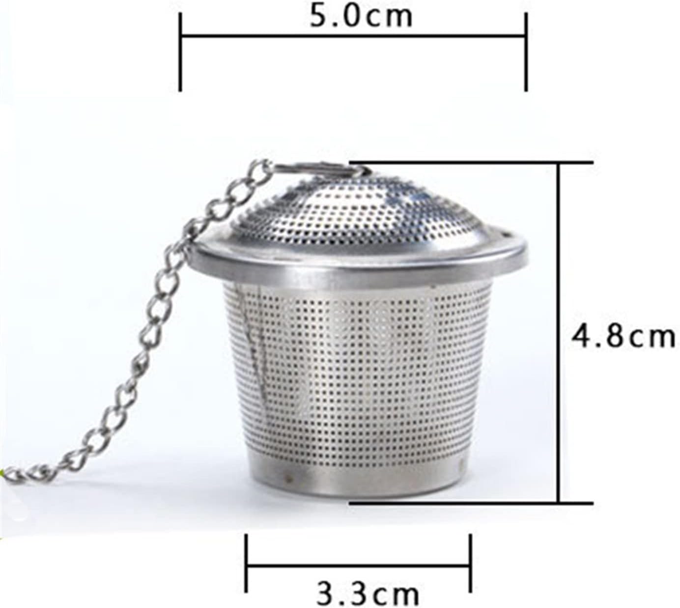 Tea Strainer， Stainless Steel mesh Filter Tea Ware Reusable Filter Tea Ware Loose teapot Leaf Spice Filter Tea Ware Filter Tea Ware mesh Tool Filtering