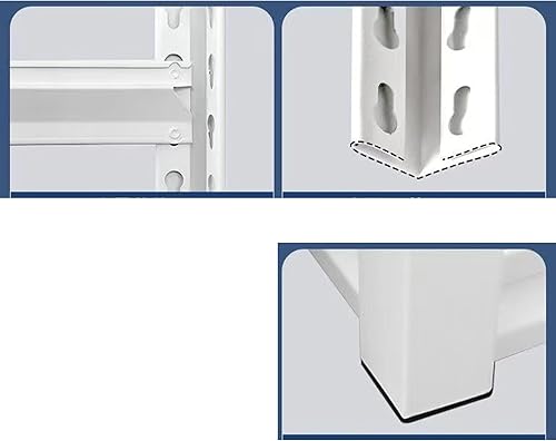 Miniatura 5 de Boncun 5 Tier Utility Shelves Metal Storage Shelves Garage Shelving Unit Adjustable Garage Storage Shelves Storage Racks Heavy Duty Shed Shelving