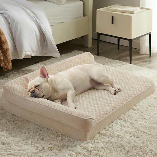 BFPETHOME Orthopedic Dog Beds for Large Dogs-Waterproof Sofa Dog Bed with Removable Washable Cover, Big Pet Bed with Waterproof Lining and Nonskid Bottom,Pet Bed for Large Dogs