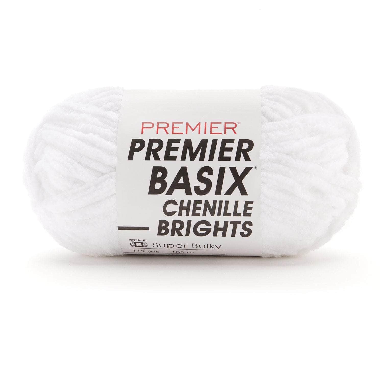Basix Chenille Brights 2126-01 White