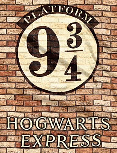 The Northwest Company Harry Potter Platform 9 3/4 Hogwarts Express Silk Touch Throw Blanket 50" X60" (127Cm X 152Cm) #TOP2
