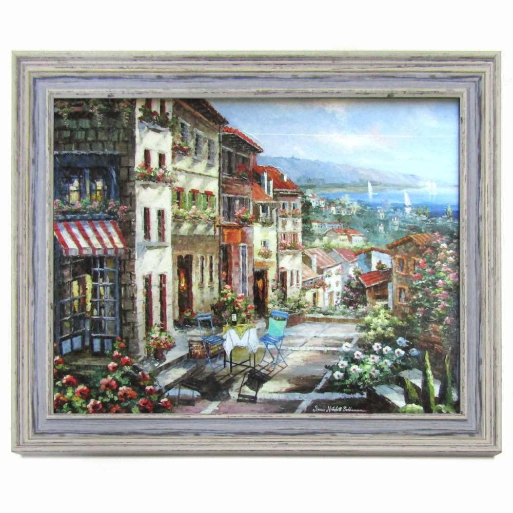 リメンバーイタリー1　絵画　アート　イタリア　イタリア風景　シャーリーハチェット Amazon.co.jp: シャーリーハチェットボーマン リメンバーイタリー1