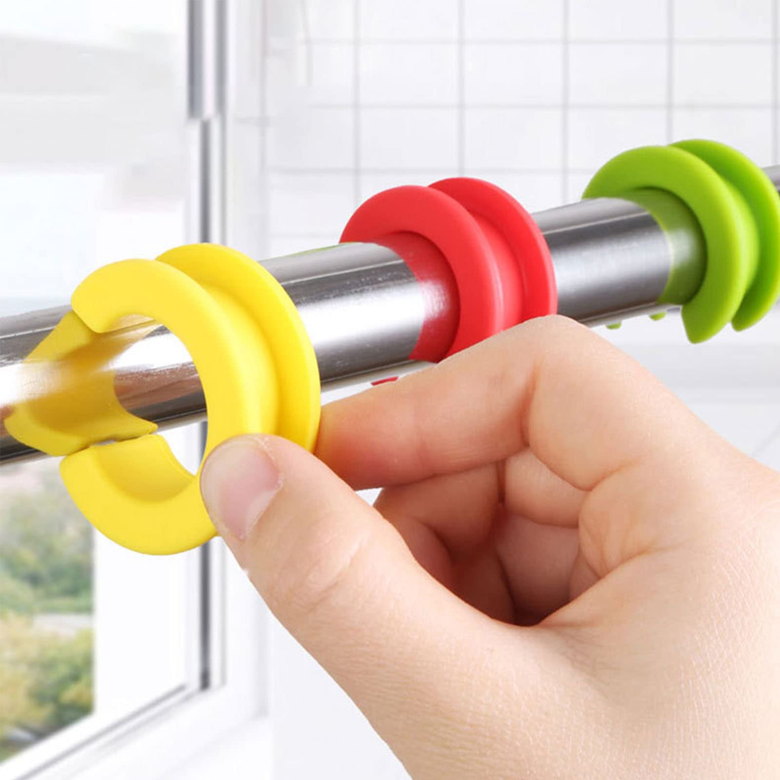 Confezione da 10 grucce in filo da 41,9 cm, 4 mm, in acciaio inox