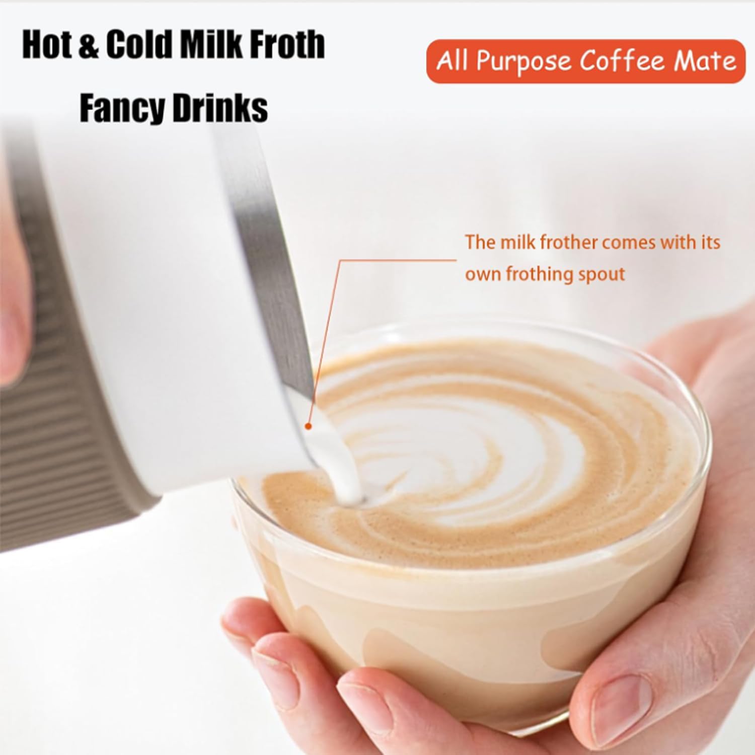 Caffettiera, Moka elettrica e montalatte, Caffettiera a percolatore Caffettiera, Mini macchina automatica per la schiumatura del latte per uso domestico, per cappuccino, moka e latte macchiato