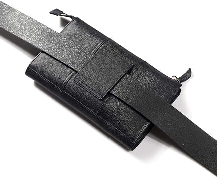 Genuine Leather Case Handbag NOKIA E72 - Black