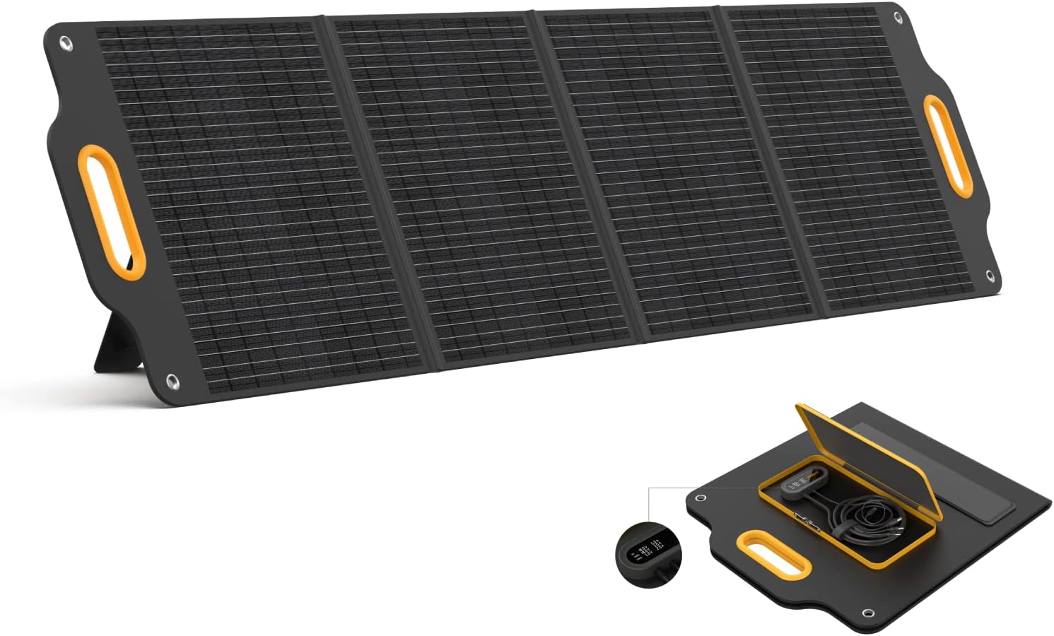 Powerness 200 Watt Portable Solar Panel with Patented LCD