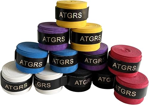 Cinta de agarre para raqueta de tenis, paquete de 6, agarre de tenis de sensación seca, absorbente y mejorado, mejor para sudar las manos