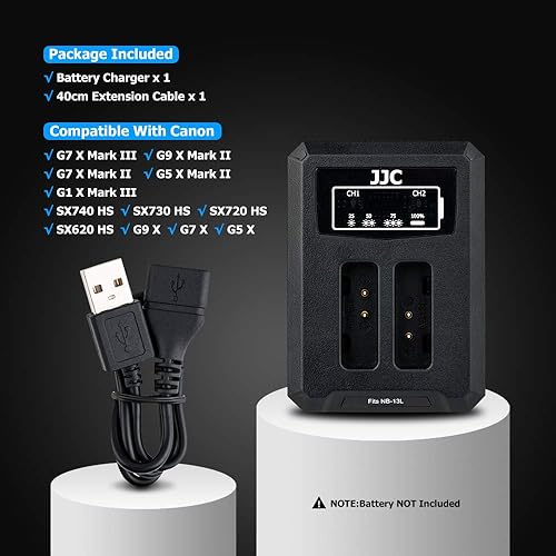 Vista 21 de Cargador de batería NP-W126 NP-W126S Cable USB integrado para Fujifilm X100VI X-T50 X-T30 II X-S10 X-PRO3 X-Pro2 X-Pro1 X-T30 X-T20 X-T10 X-T3 X-T2