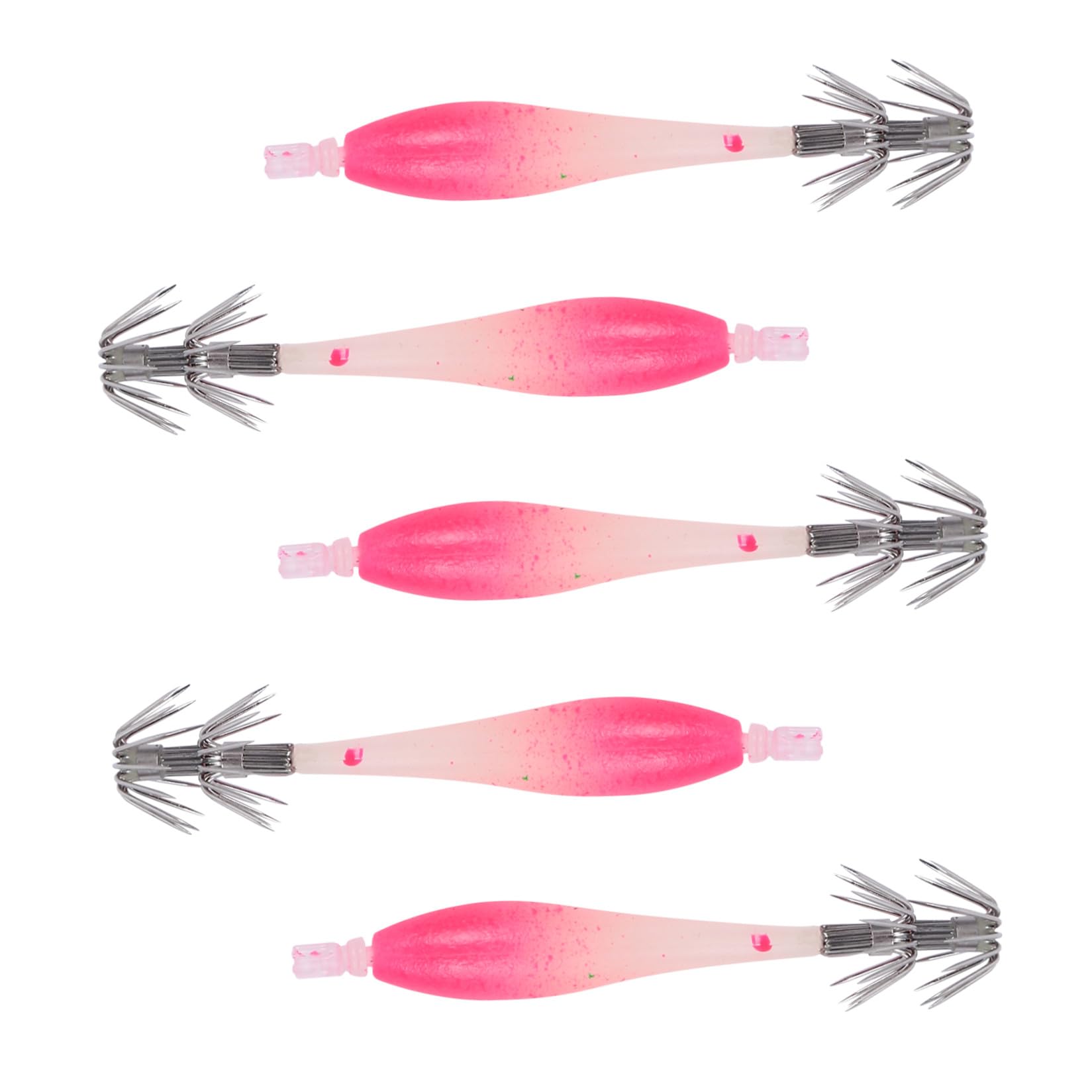 Toyvian Crochet Lumineux Crochet De Brochette De Calmar Leurres De Pêche Artificiel Poissons Leurres Crochets Filtre Réservoir Filets Attaquer Rose Gel De Silice