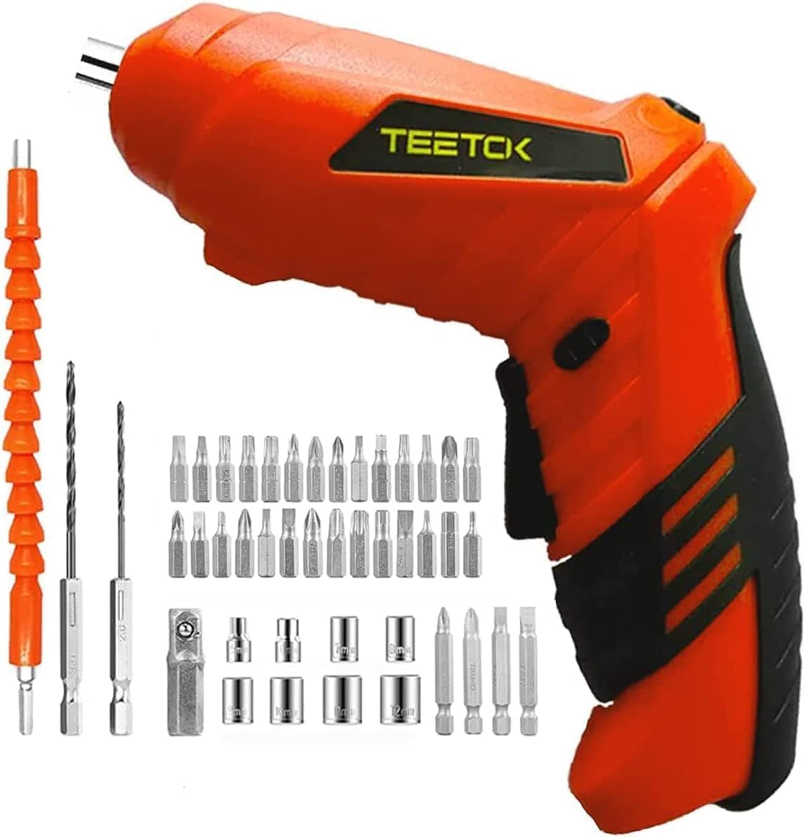 Cordless Electric Screwdriver Set, 6 +1 Torque Setting Rechargeable 3.0N·m, Small Screwdriver