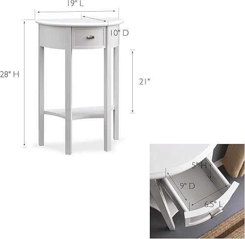 Vista 56 de Leick Home Beckett 24032 Beckett - Soporte de pasillo con estante para sala de estar, pasillo, entrada, antracita/peltre