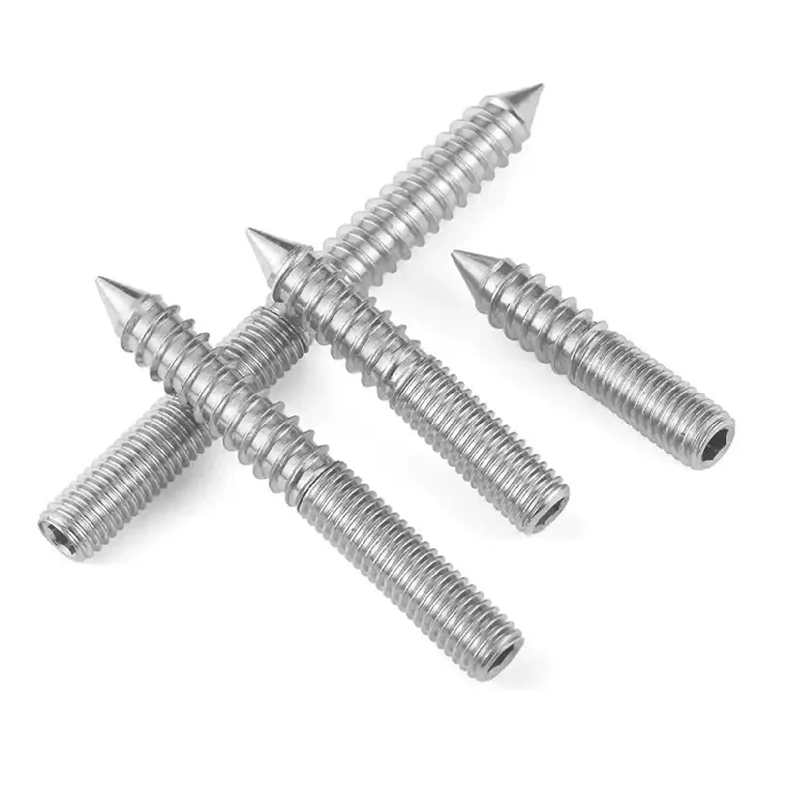 Tornillos autorroscantes de doble extremo de acero inoxidable M4-M8 30-50 mm, paquete de 20(30MM-M8)