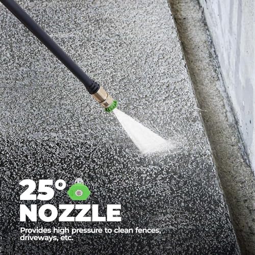 A-iPower APW2000E Electric Pressure Washer 2000 PSI and 1.2 GPM, CETL Compliant, Onboard Soap Tank, 5 Quick Connect Nozzles, Spray Gun and Wand, for Cars, Fences, Driveways Cleaning - Thumbnail 6