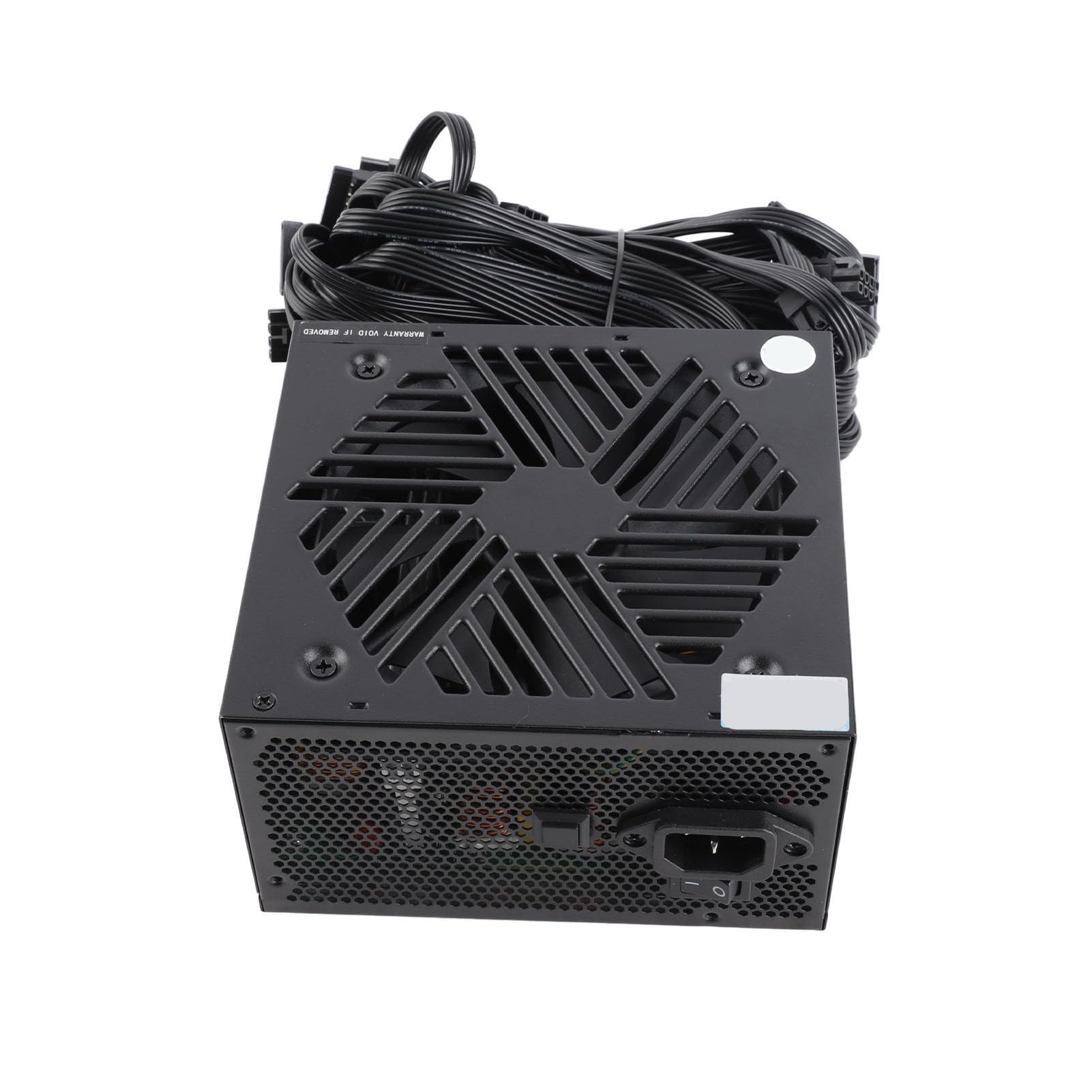 XUMIUZIY Zasilacz do Gier 800 W |Zasilacz do Komputerów Stacjonarnych Active PFC z Automatycznym Wentylatorem