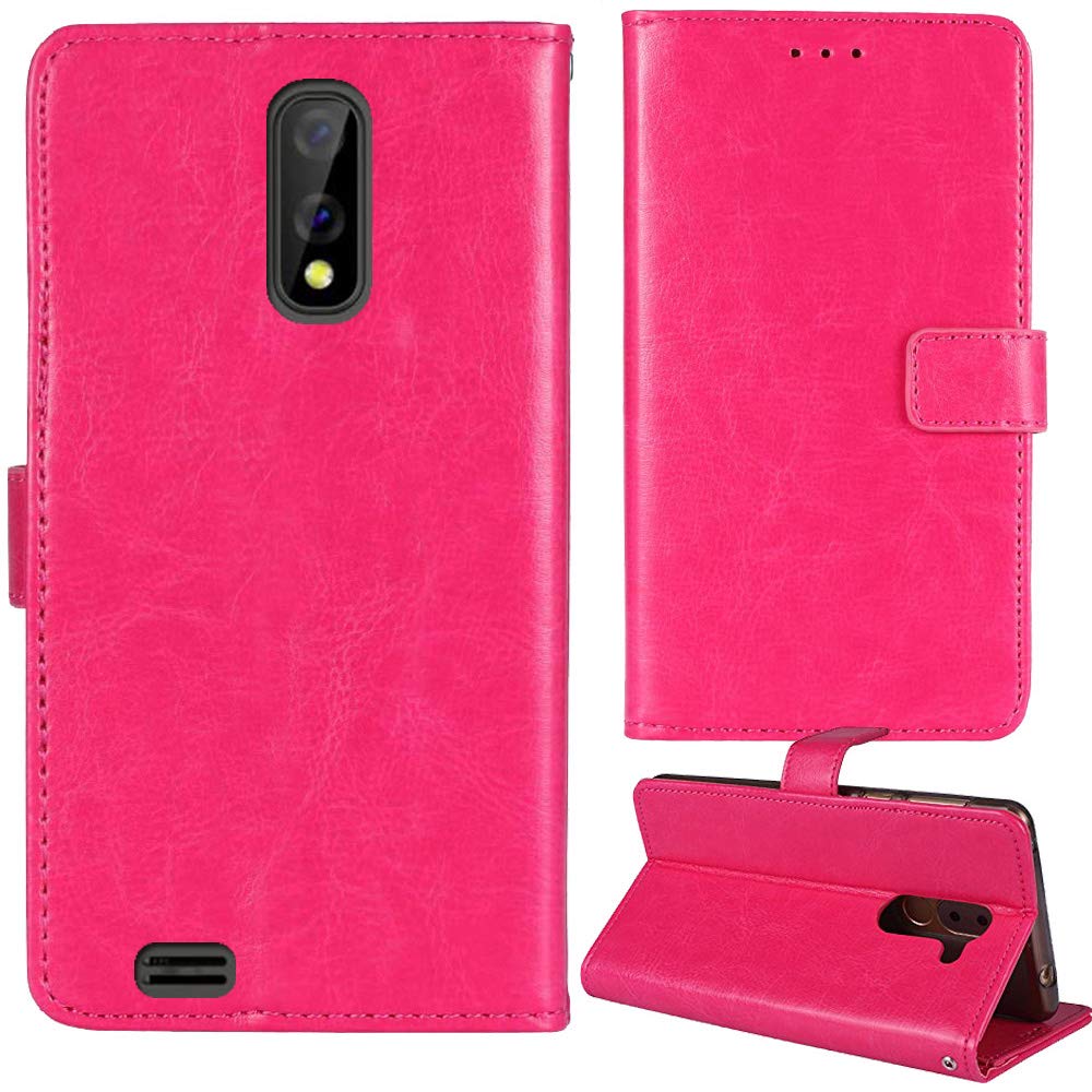 Custodia Portafoglio In Pelle PU Per Yezz Art 2 PRO 6.53: Cover Flip Protettiva Con Supporto (Blu)