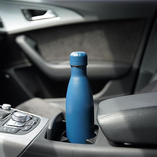 Miniatura 5 de Botella de agua 25 oz, termo de metal Vacumm con aislamiento de doble pared de acero inoxidable para viajes deportivos, color gris