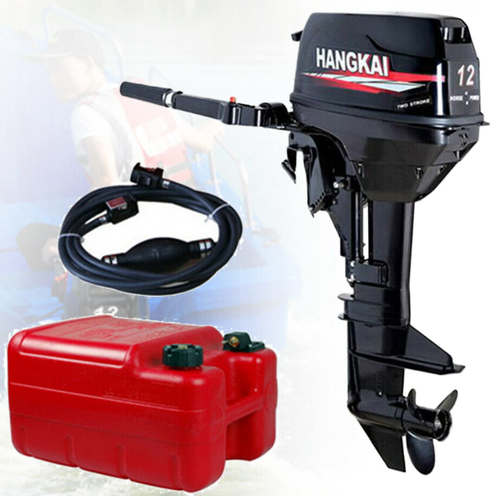 Buy 12 hp Outboard Motor with Short Shaft,2 Stroke 246CC HangKai