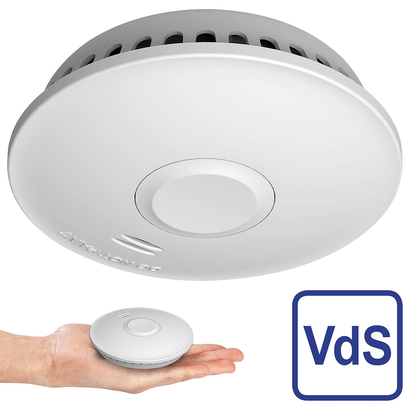 VisorTech Rauchwarnmelder: Vernetzbarer Funk-Rauchmelder, 85 dB, VDs-Zertifiziert, 10-J.-Batterie (Rauchmelder koppelbar, Funkrauchmelder, Alarmanlage)