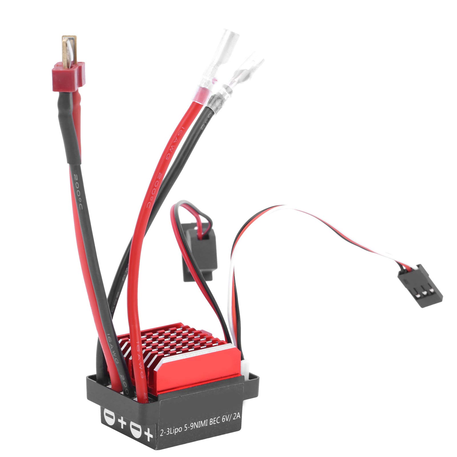 Regolatore di velocità elettronico, ESC spazzolato 360A bidirezionale impermeabile, regolatore ESC for modelli RC auto giocattolo veicoli crawler avventure all'aperto