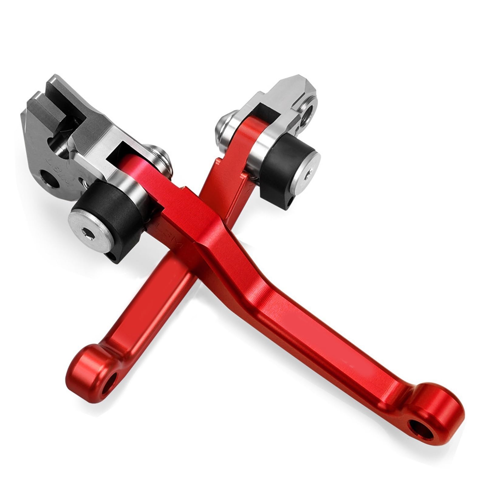 Leviers d'embrayage et de frein pivot rouge Kawasaki KX450F