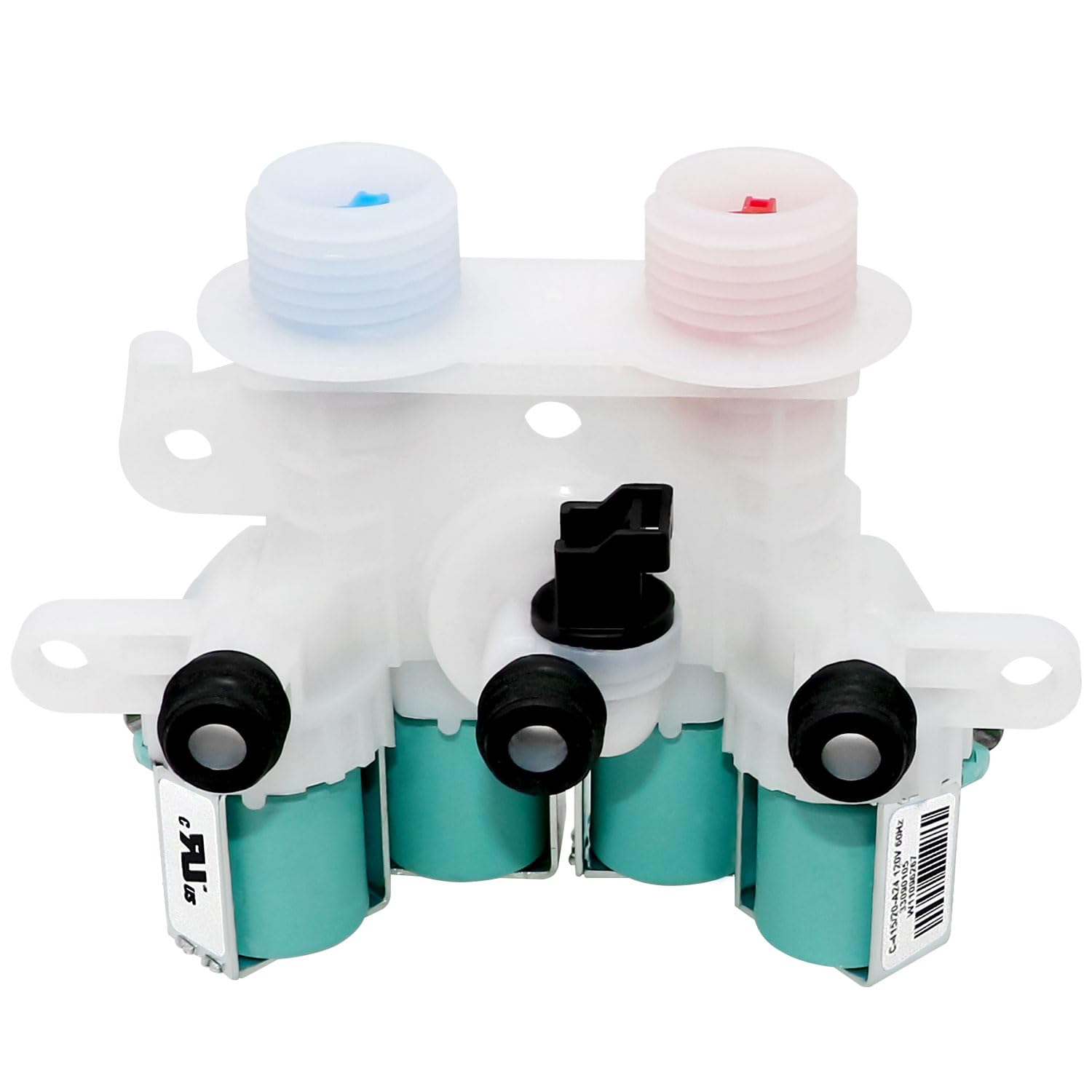 【2025 UPGRADED】w11165546 w11220230 water inlet valve w10758828 replaces for Maytag whirl-pool washer cabrio water inlet valve suitable 33090105,W10599423,mvwb765fw0,wtw8040dw4,mvwb865wg0,mvwb835dw1