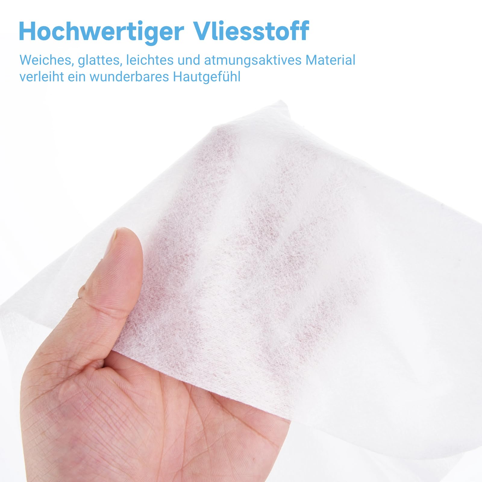 Einweg-Gesichtsauflagen aus weichem Vliesstoff, 1200 Stück für Massagetisch-Kopfstützen