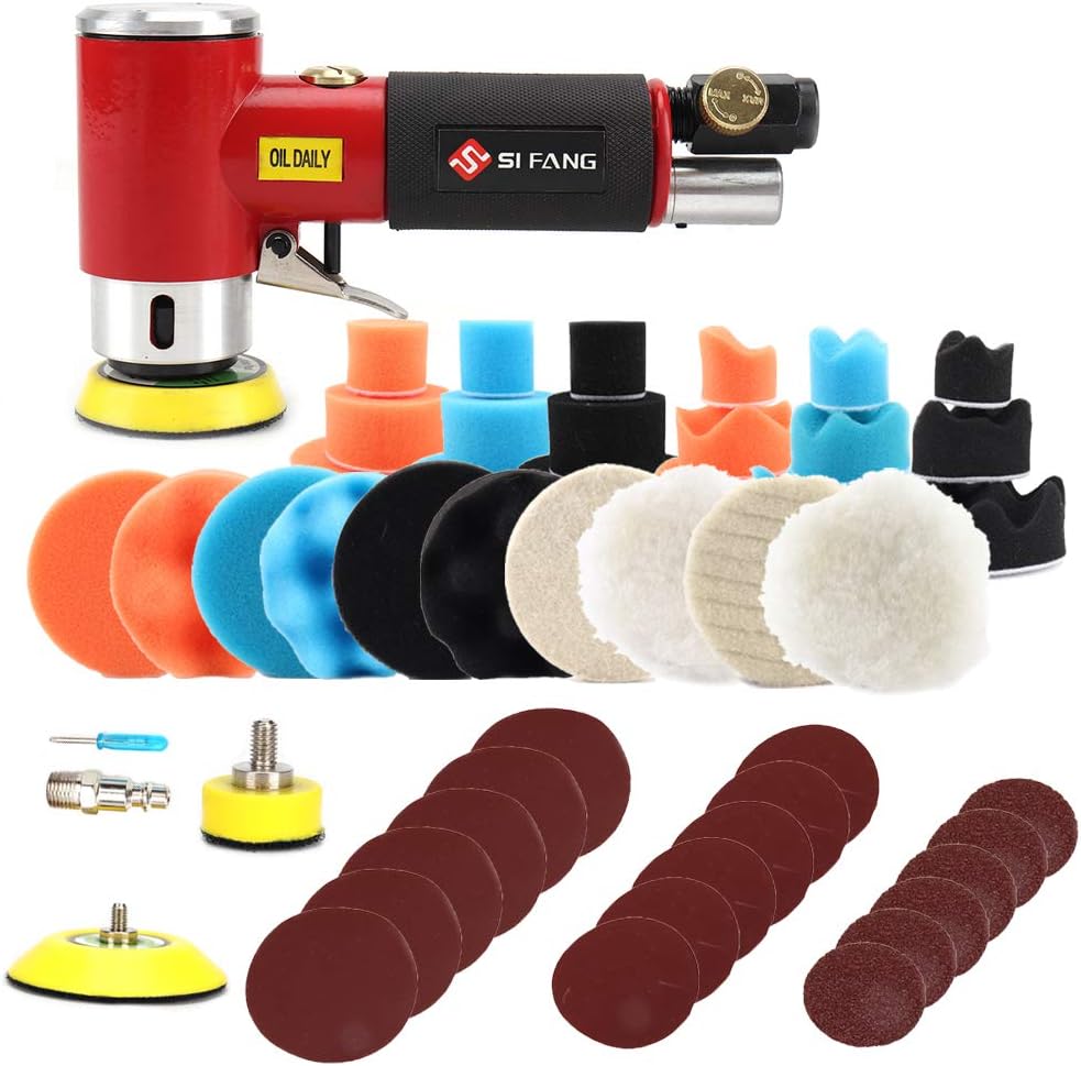 Air Sander Random-Orbital Polisher Set 