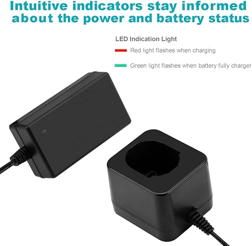 Miniatura 5 de CREABEST Paquete de 2 baterías Ni-MH de 7.2 V 3.5 Ah compatibles con Dewalt DW9057 DE9057 DE9085 DW920K DW920K2 DW925K DW925K2 DW968K e incluye un