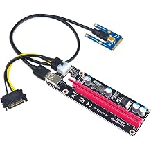 PCI Express 16X  EXP GDC BTC Antminer Miner MPCIe to PCI-e White