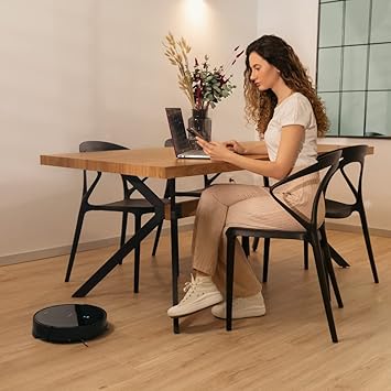Robot aspirador Conga 2499 Ultra Genesis con tecnología giroscópica, friega, aspira y barre a la vez, 2100 Pa, APP Cecotec, cepillo multifunción, depósito mixto, 3 L, WiFi y Bluetooth1