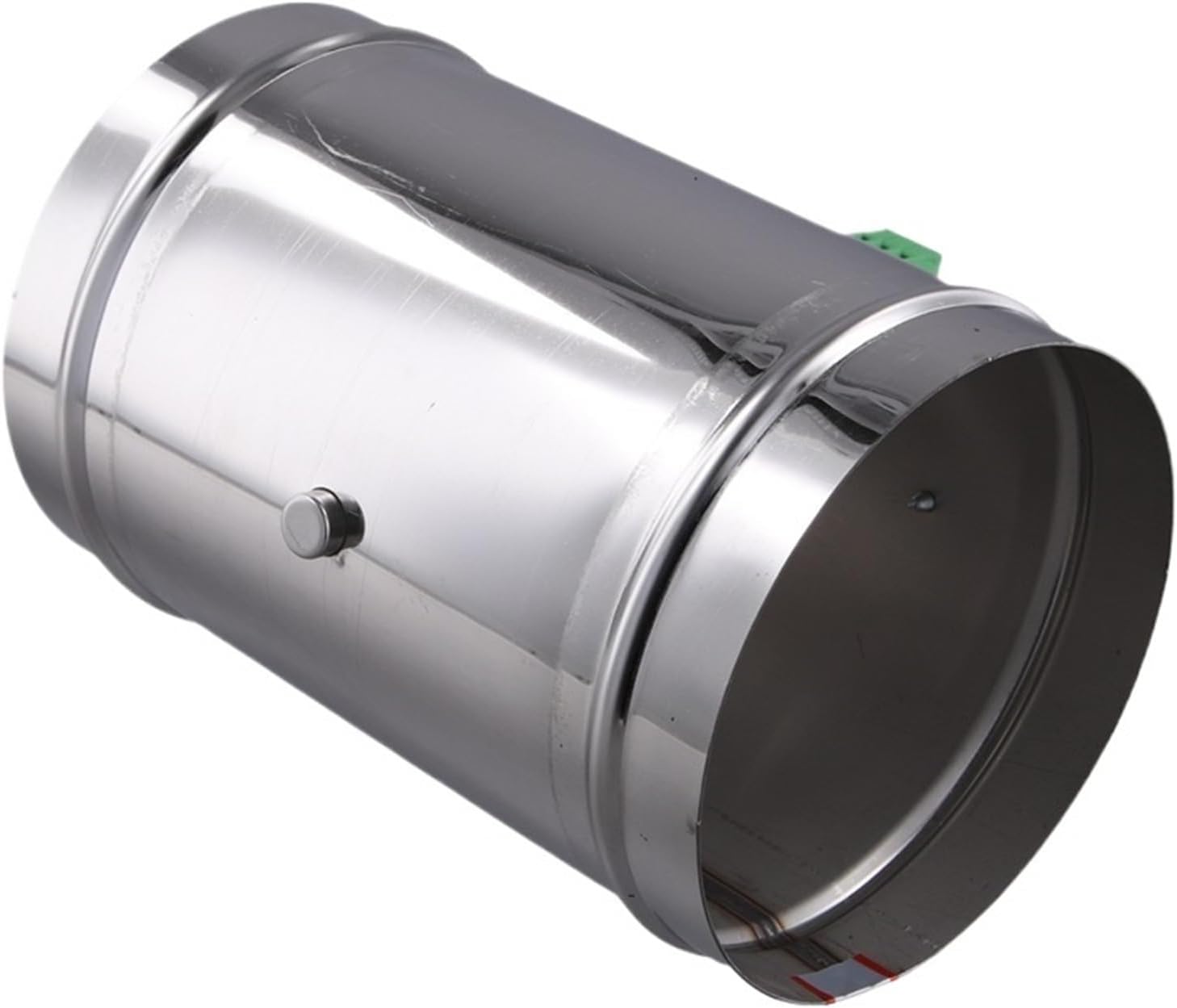 1pcs AB13-2Pcs 125Mm Stainless Steel Electric Air Duct Damper Valve HVAC Air Ducting Motorized Air Damper AC220V Actuator Drive