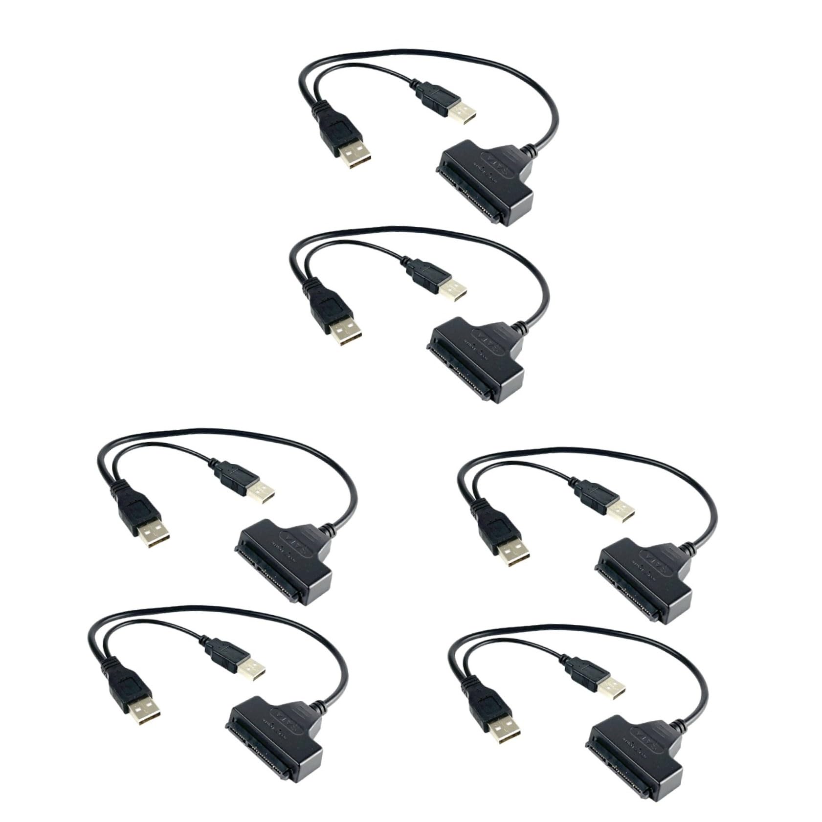 Artibetter 6pezzi Cavo Dati Usb Per Hard Disk Esterno Porta Di Alimentazione Aggiuntiva Ottimo Per Formattazione e Ripristino Dati