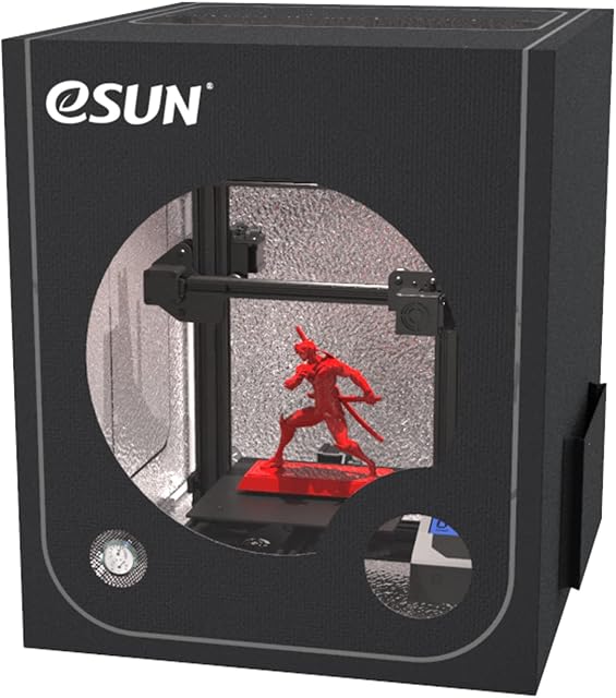 eSUN eEnclosure 3D Printer Enclosure Fireproof and Dustproof Tent for Ender 3/Ender 3 Pro/Ender 5/CR 20, Constant Temperature Protective Cover Room for 3D Printing, 650x720x760mm