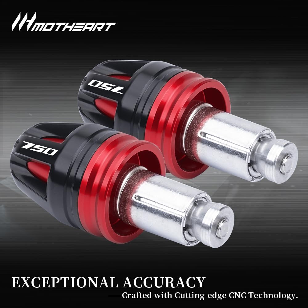 Lenkerendstopfen für Motorräder für CB750 Hornet 2023-2026 (Rot) | NC 750 2014-2023 NC 750X 2014-2025 NC 750S 2014-2018 Forza 750 2021-2024 7/8” (22mm) Lenker Zubehör