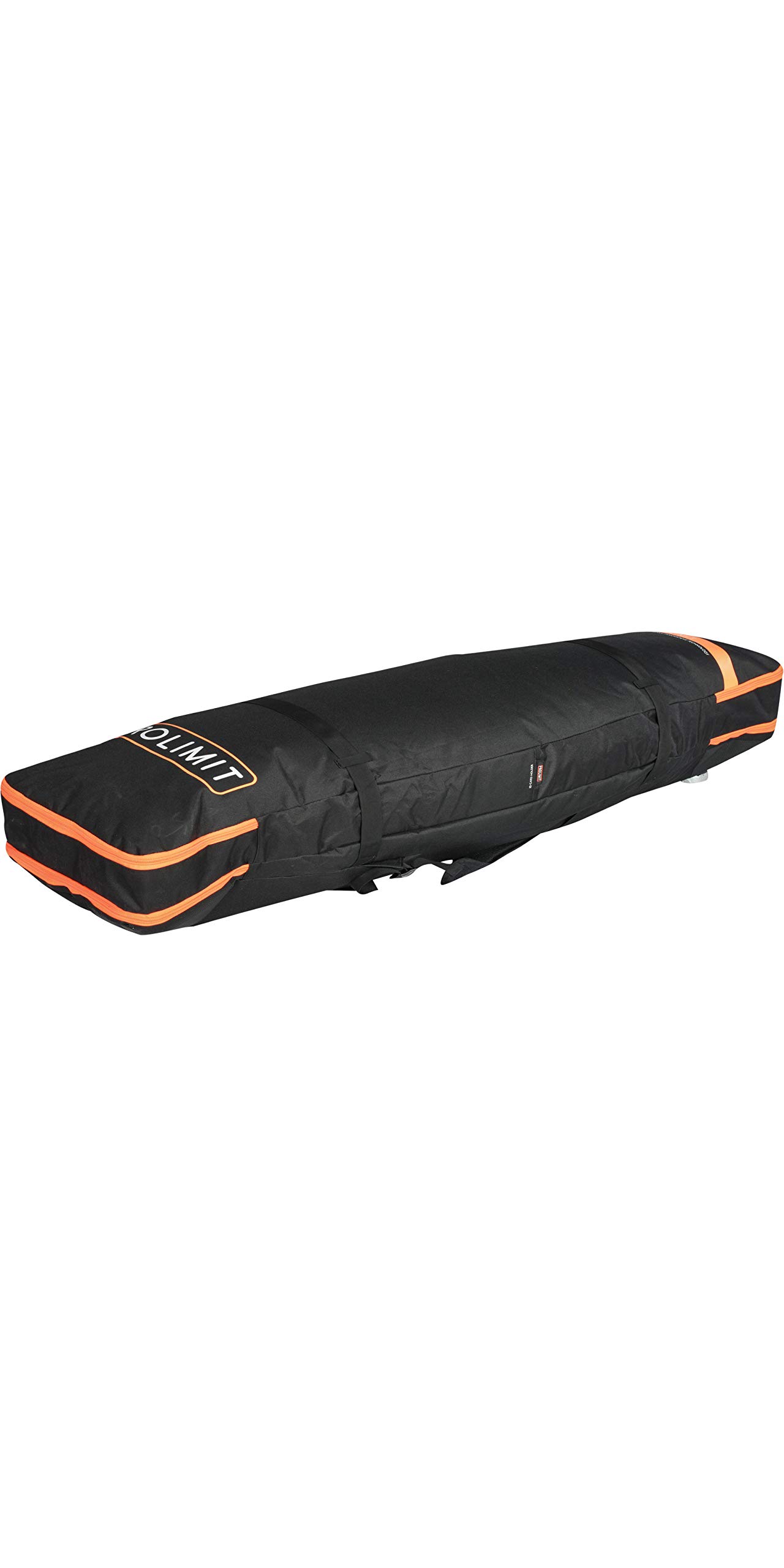Prolimit Kitesurf Twin Tip Combo Board Bag - Black Orange - Unisexe - Sac de Voyage léger pour Les kitesurfeurs