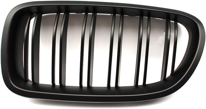 F10 Grille,ABS Front Replacement Kidney Grill for BMW 5 Series F10 Matt Black