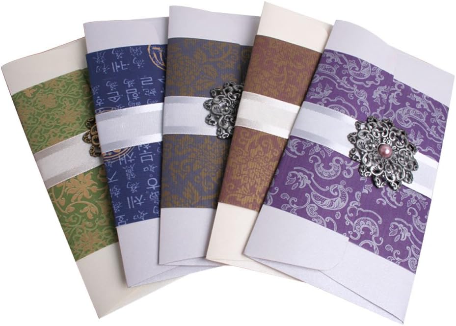 5-Pack Korean Traditional Design Special Chinese New Year Oriental Special Envelope (IN RETURN)