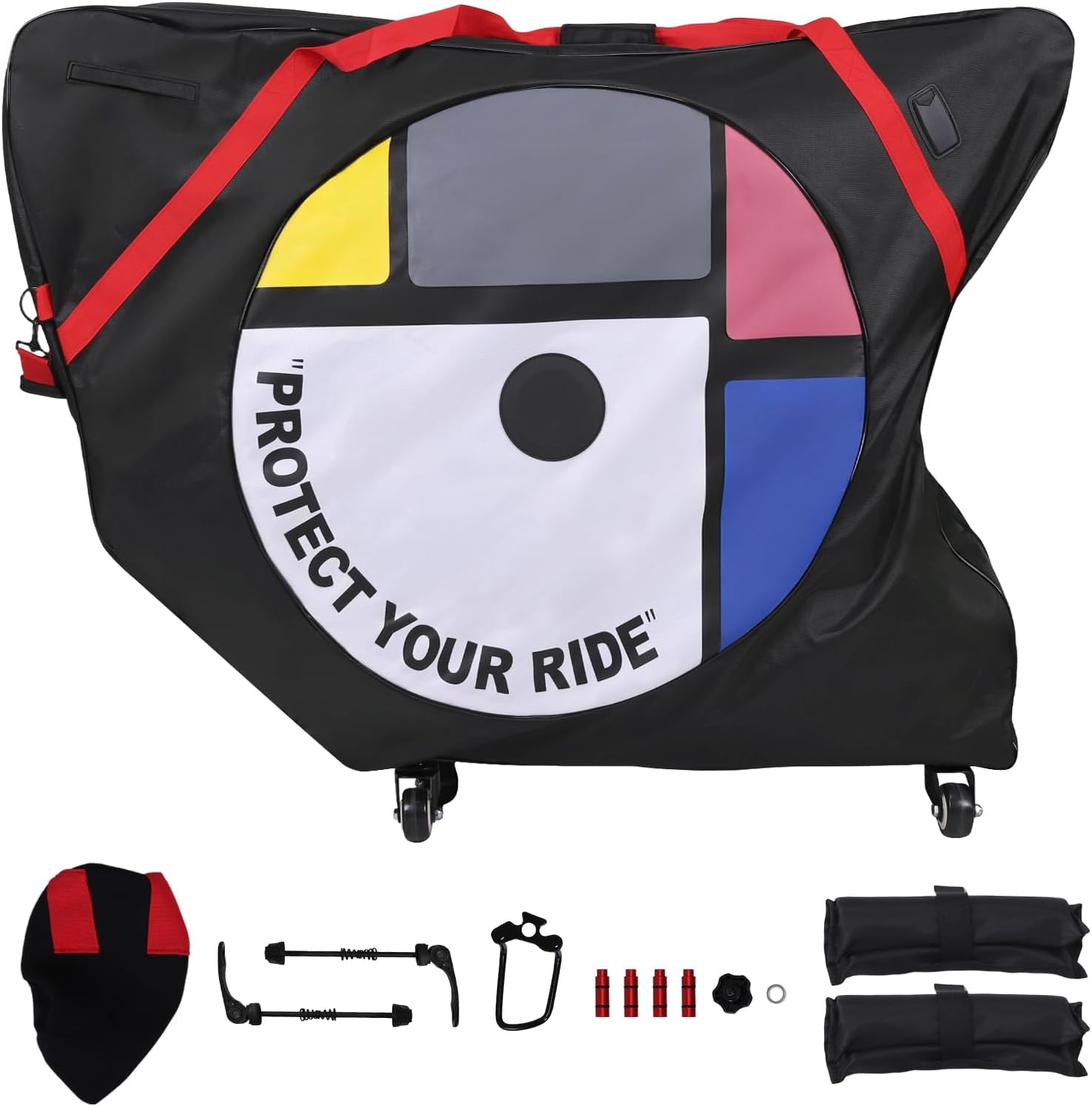 1680D Oxford Cloth Transport Storage Carry Bag Carrying Storage Bag for Mountain Bike Road Bike E-bike