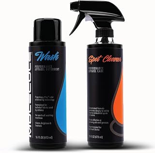 Molecule Wash Kit, Wash and 16 Ounces Spot Cleaner, Performance Apparel Care, Race Suits, Removes Tough Spots and Stains, 16 Ounces (1 Kit)