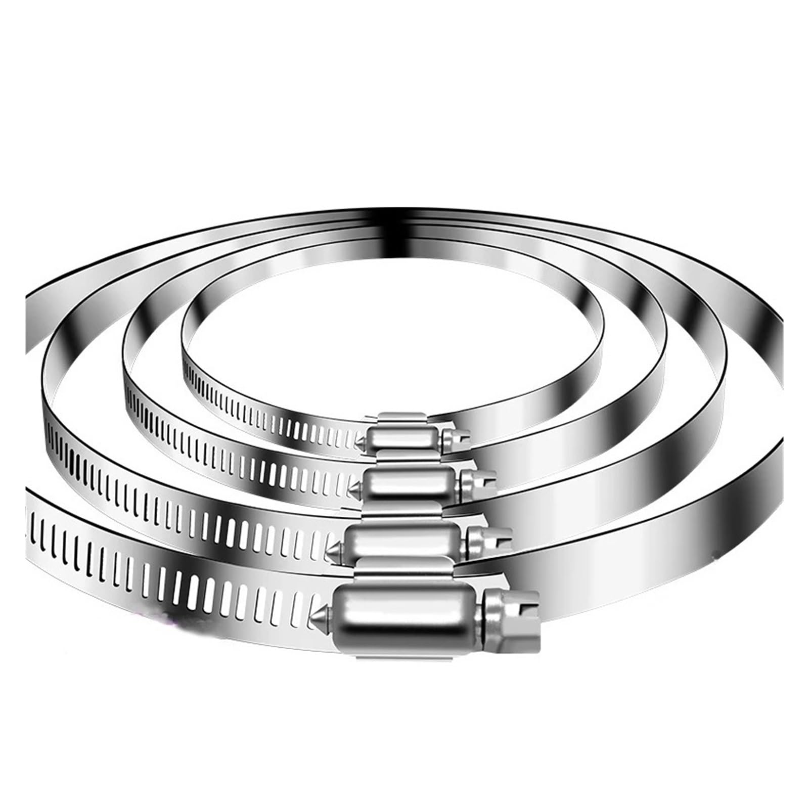 SAHUL Lot de 5 colliers de serrage en acier inoxydable – Mini colliers de serrage pour tuyau d'air et d'eau (19–29 mm)
