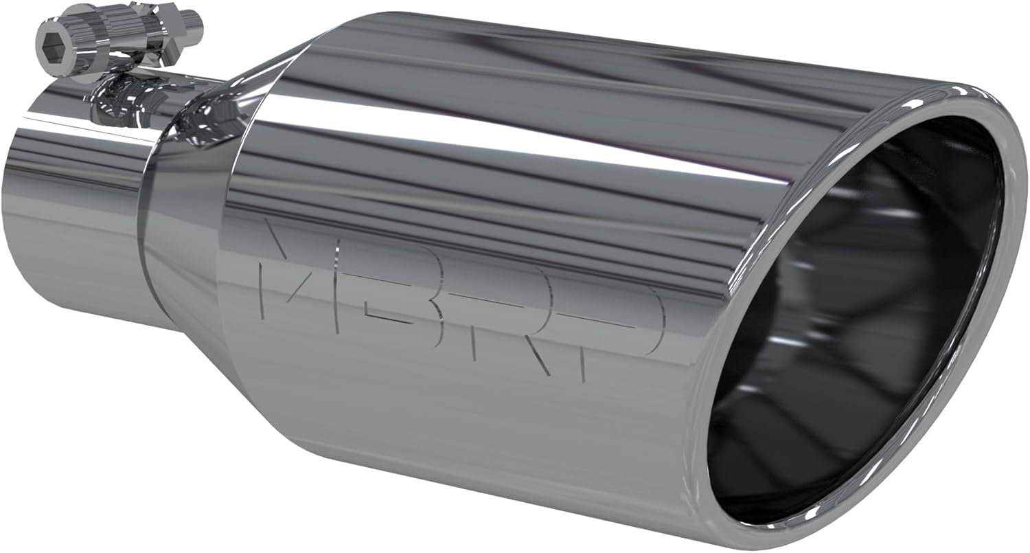 MBRP T5160 Exhaust Tip (4.5" O.D., Single Wall Angle Rolled End, 2.5" Inlet 11" in length)