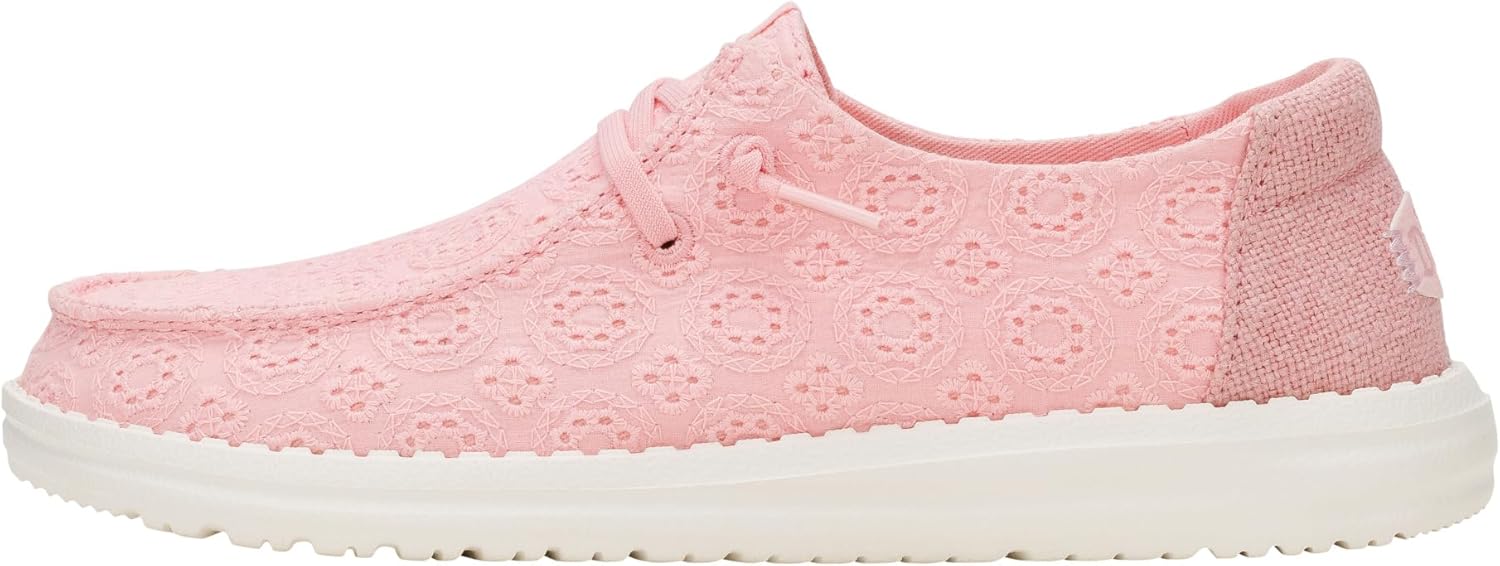 HEYDUDE Wendy Eyelet Lace Pale Pink Size 11, Egypt Ubuy