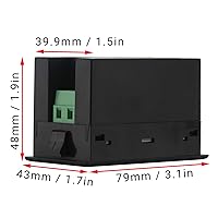 Vista 4 de DROK AC Meter, AC 80-300V 100A Voltage Current Power Factor Frequency Electric Energy Monitor Ammeter Voltmeter Multimeter Tester 110V 220V Digital