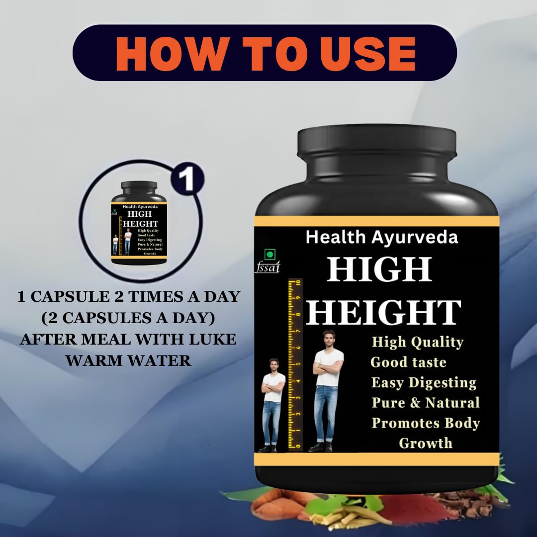 High Height | Best Height Increase Capsule for height growth 30 Capsule Pack 1 — Amazon image 3