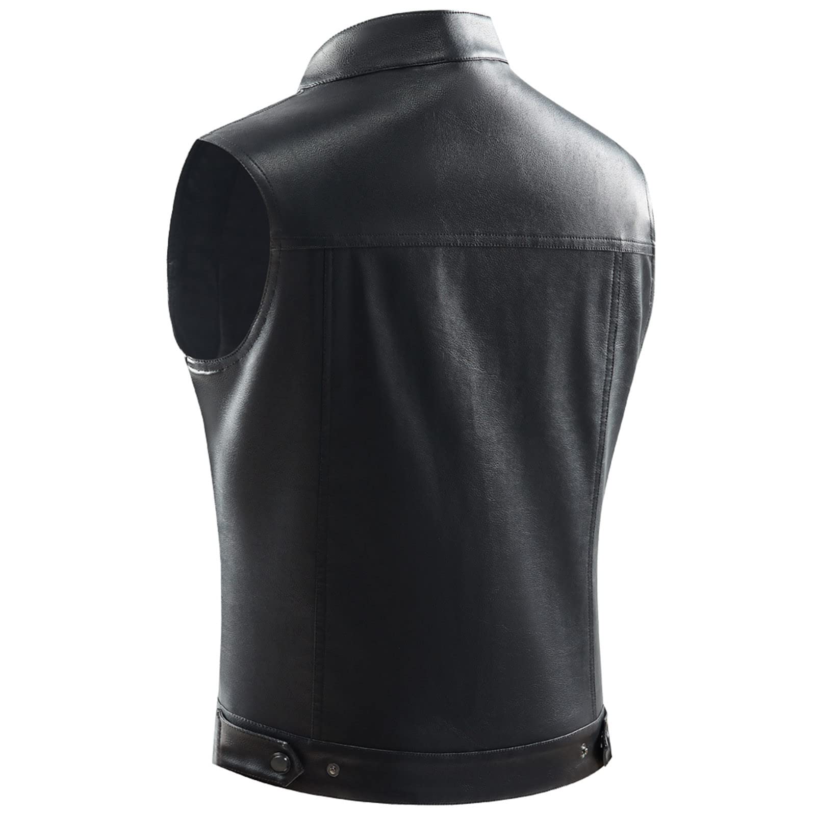 Gilet in pelle da uomo, gilet in pelle da motociclista, rocker da motociclista, gilet da motociclista, gilet da motociclista, gilet da motociclista, gilet da motociclista, gilet in pelle