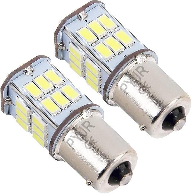 P21w 1156 Ba15s LED Bulb, 5w DC 10-80V Super Bright White Colour 6000K Used For Backup Reverse Lights Tail Lights,Turn Signal Light, Rv lights (pack of 2)