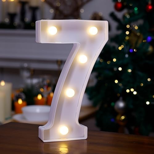 Miniatura 14 de Letrero LED de marquesina, letras iluminadas del alfabeto, letras LED que funcionan con pilas, para luz nocturna, bodas, cumpleaños, fiestas,