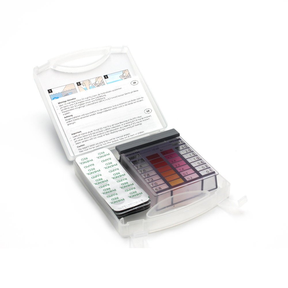 Mini tester per cloro e pH in compresse QP