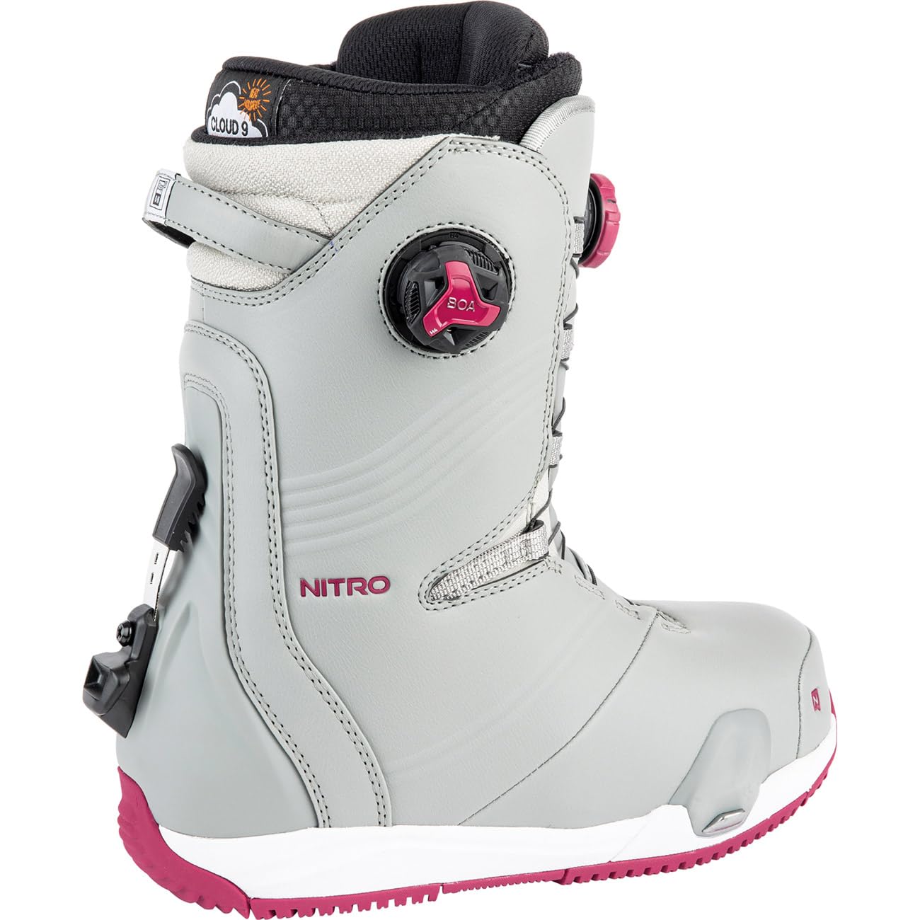 NITRO Dynasty Boa 24 All Mountain Freeride Premium Sistema de Cordones rápidos Step On Boot Snowboot