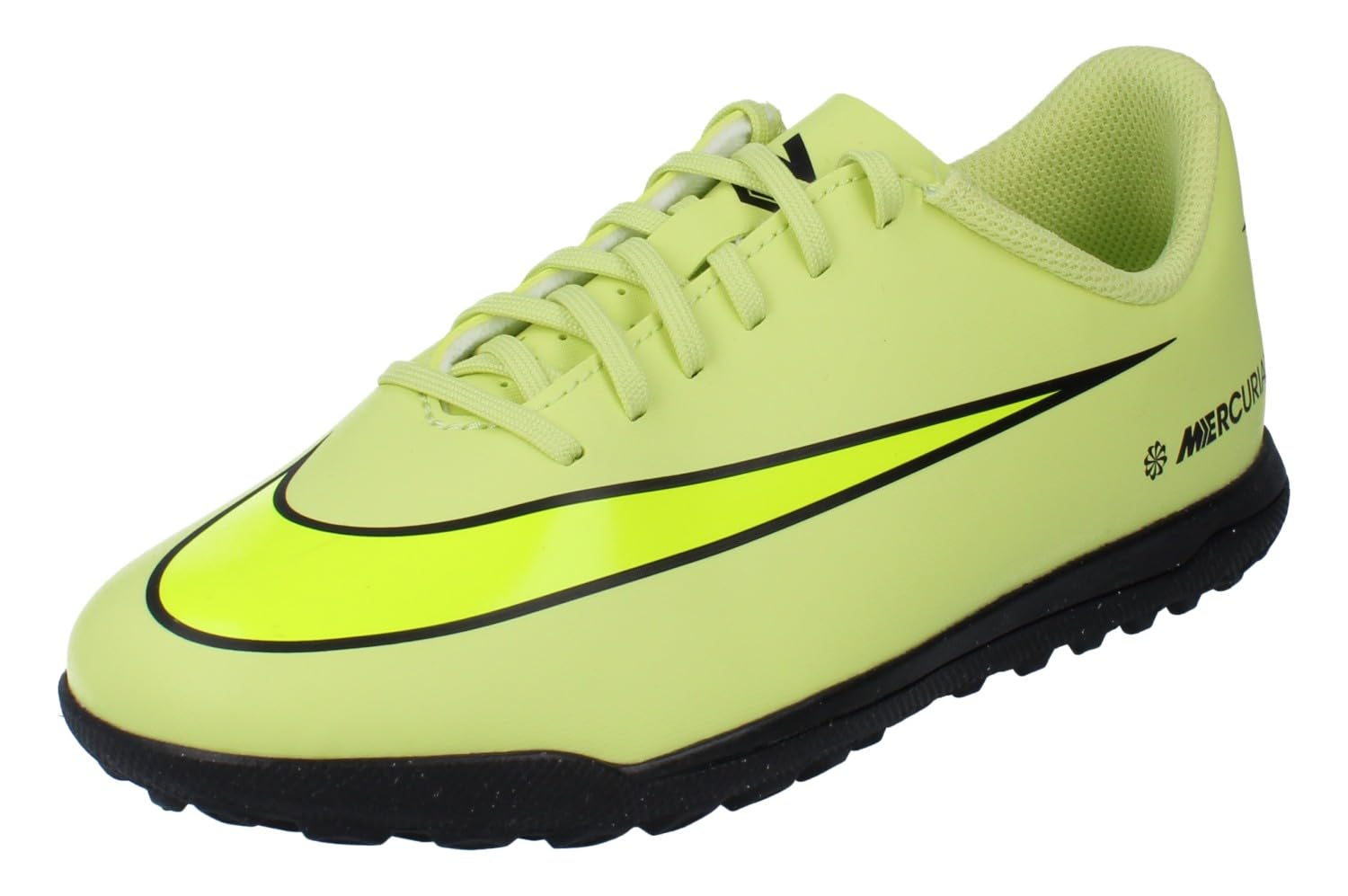 Nike Boys Mercurial Vapor 16 Club Juniors Astro Turf Football Boots - Volt/Crimson - 1 (33)